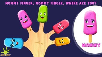 The Finger Family Ice Cream Family Nursery Rhyme | Ice Cream Finger Family Songs
