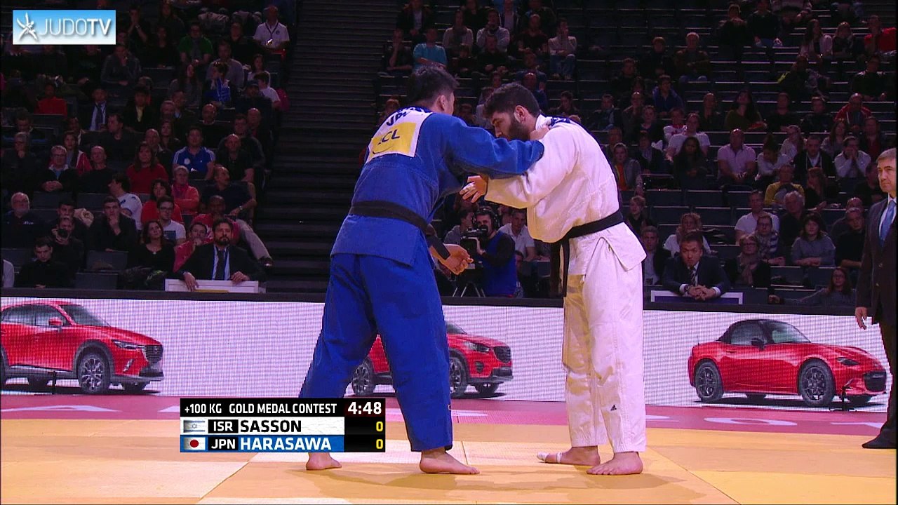 PGS2016 FINALE +100kg : SASSON (ISR) vs. HARASAWA (JPN)