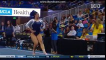 Gymnastics Sophina DeJesus UCLA Floor 2016 vs Utah 9.925