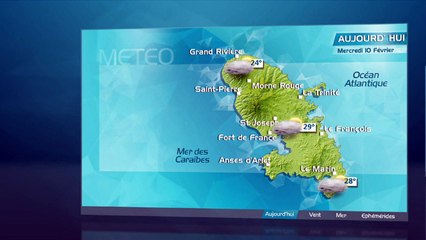 METEO MATIN MARTINIQUE 11 02 16