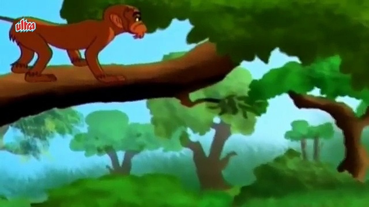 Bandar Aur Magarmach - Kids Hindi Animated Moral Story 4