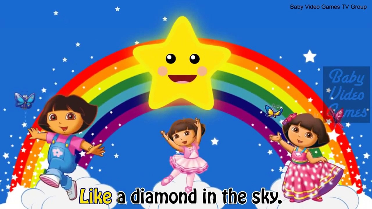 843 Dora the Explorer Cartoon Nursery Rhymes and Kids Songs Dora Twinkle Twinkle Little Star