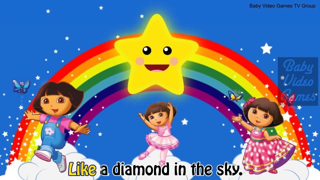 843 Dora the Explorer Cartoon Nursery Rhymes and Kids Songs Dora Twinkle Twinkle Little Star