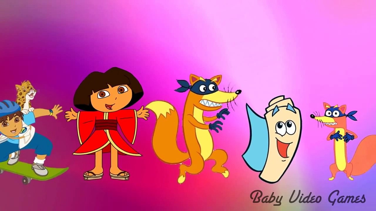 #VD015A705Dora Cartoon for Children Baby Music Education Song Fan Made