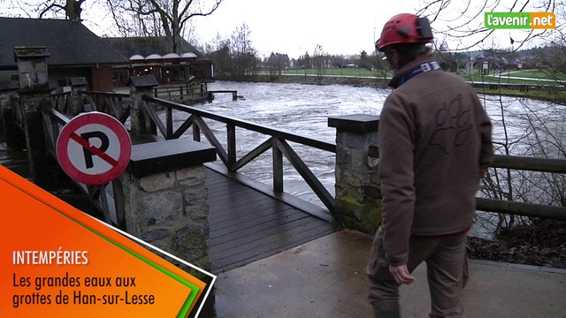 L'Avenir - Les grottes de Han-sur-Lesse sous eau