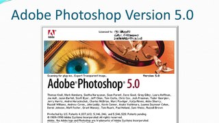 Adobe Photoshop History