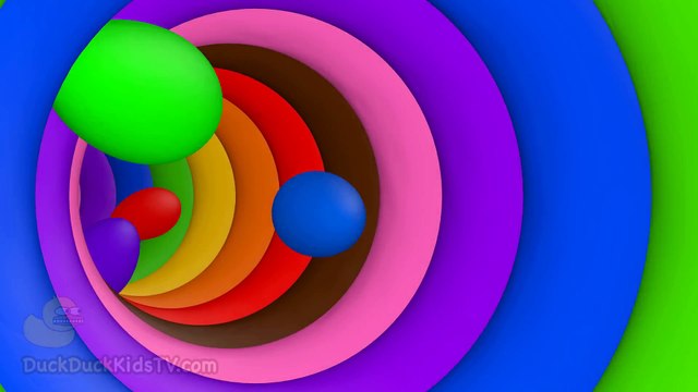 3D Indoor Playground Tunnel for Kids to LEARN COLORS Fun Cool Surprise Eggs Balls [DuckDuckKidsTV]