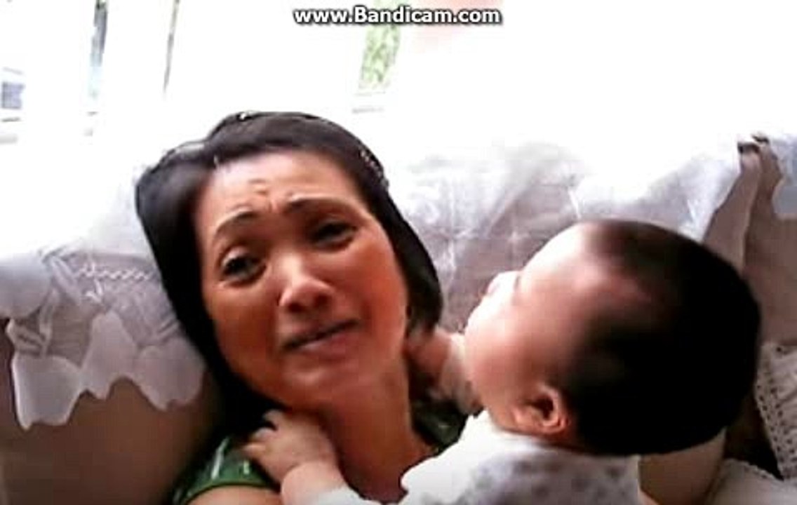 cute baby, kissing attack