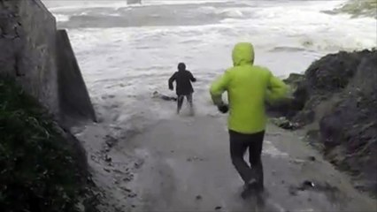 un couple échappe à la noyade en Bretagne, sauvé par un promeneur