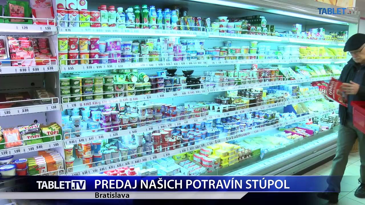 Predaj domácich potravín dosiahol v druhom polroku 2015 podiel 62,5 %