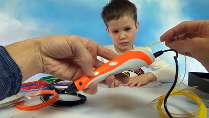 3D ручка для творчества делаем игрушки машинки из пластика 3D Pen make plastic cars
