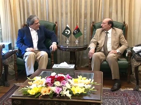 Sindh Governor meets Sindh CM at CM House (11-02-2016)