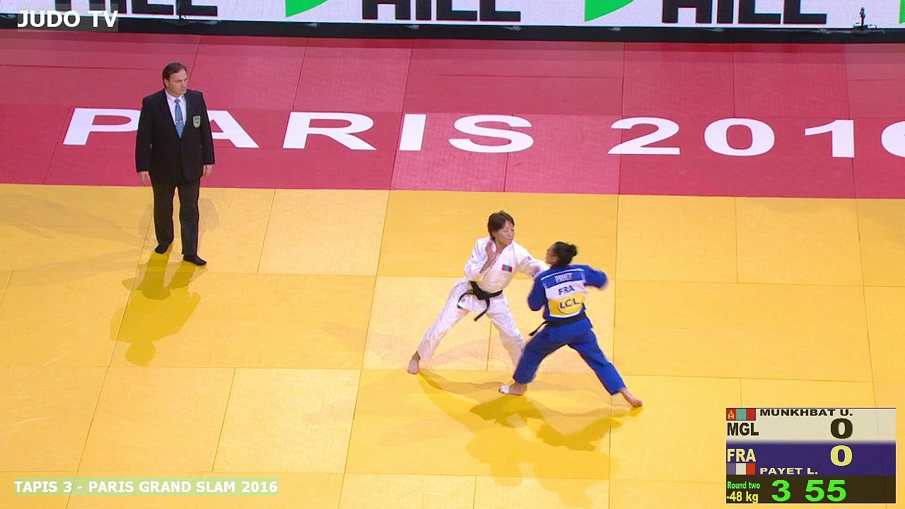 PGS2016 2ème tour -48kg : MUNKHBAT (MGL) vs. PAYET (FRA)