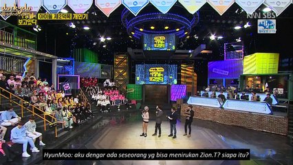 [INDO SUB] 160206 CUT Jungkook Imitates Zion.T @ The Boss is Watching