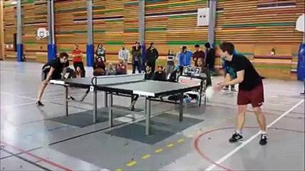 head shot table tennis