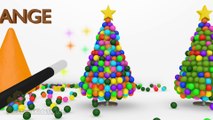 Learn Colors for Children with 3D Dippin Dots Christmas Tree Rainbow Eggs Surprise [DuckDuckKidsTV]