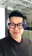 Lunettes avec CDs rétractables