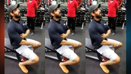 Rana Daggubati Workout In GYM For Baahubali 2