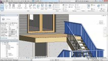 06 03. Creating deck railings - House in Revit Architecture