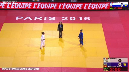 PGS2016 1er tour -52kg : BONNA (FRA) vs. NGUYEN THI (VIE)