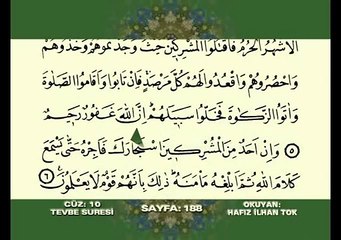 Kuran-ı Kerim Hatmi Şerif Cüz 10