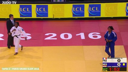 PGS2016 1/4 de finale -63kg : AGBEGNENOU (FRA) vs. VAN EMDEN (NED)