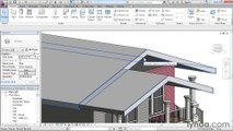 08 03. Applying gutters and facia boards to the roof - House in Revit Architecture