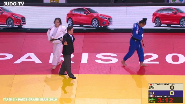 PGS2016 1/2 finale -70kg : TACHIMOTO (JPN) vs. POSVITE (FRA)