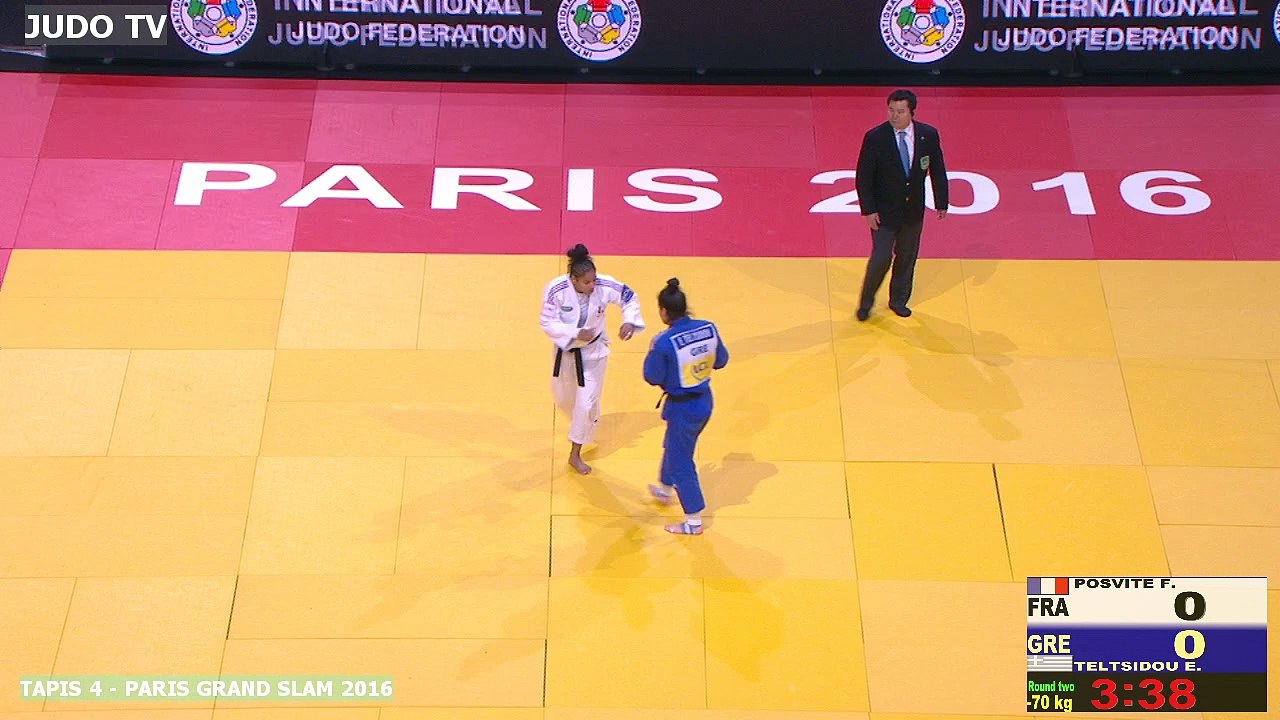 PGS2016 2ème tour -70kg : POSVITE (FRA) vs. TAEYMANS (BEL)