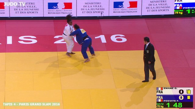 PGS2016 1/4 de finale -70kg : EMANE (FRA) vs. POSVITE (FRA)