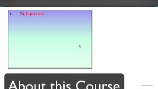 Oracle 11g Course - 01 - Introduction