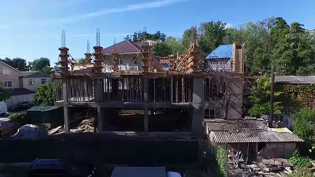 Новый профессиональный квадрокоптер - первый полет над ЖК Пляж - Мамайка