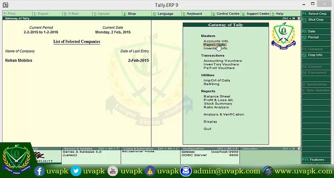 Lecture 31 How to creat employee groups in tally in hindi urdu