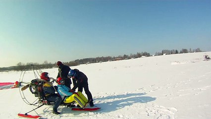 Первый самостоятельный полет на паралете