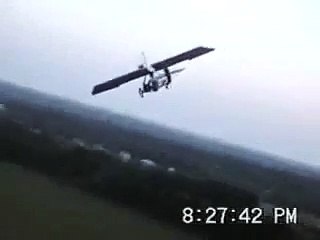 Полёт легкомоторного самолёта