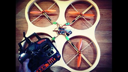 Полет квадрокоптера с камерой SJ-4000 (разбился)