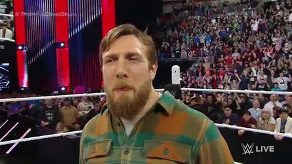 Daniel Bryan bids farewell to the WWE Universe- Raw, February 8, 2016