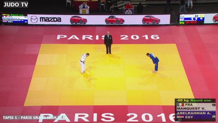 PGS2016 1er tour -60kg : MANQUEST (FRA) vs. ABELRAHMAN (EGY)