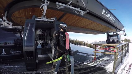 Un objet glissant non identifié à La Plagne