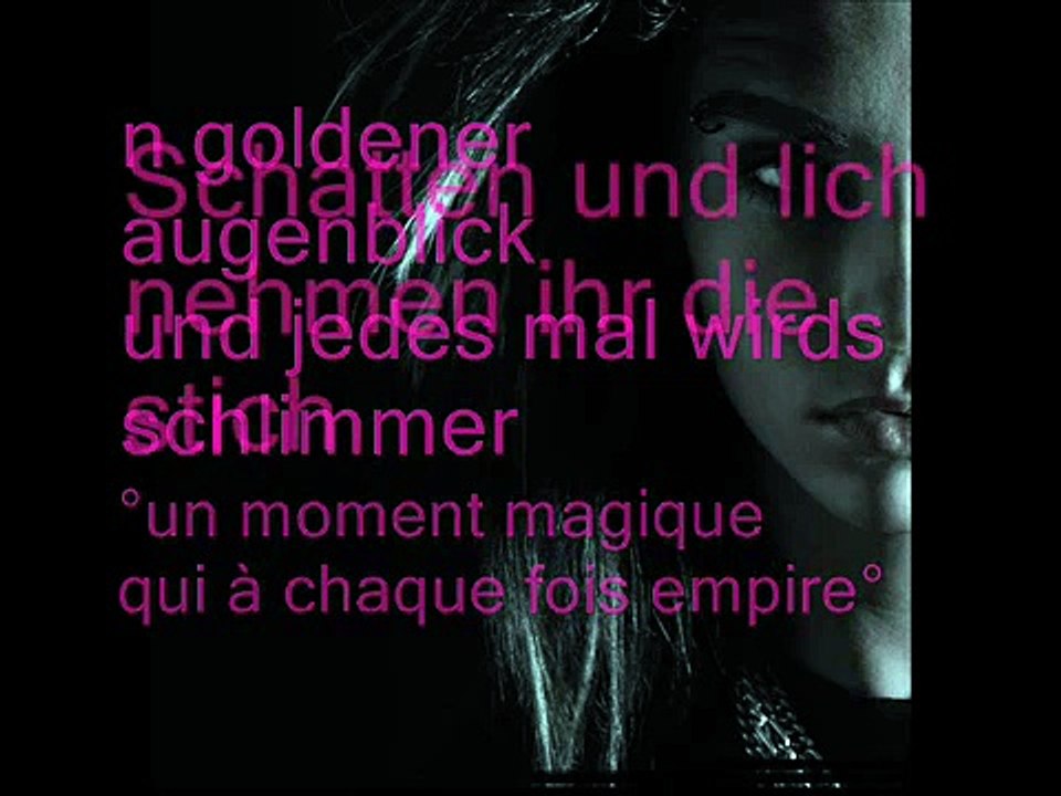 Stich ins glück + paroles + traduction -- tokio hotel