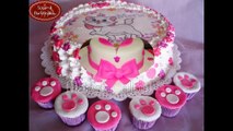 Bolos decorados Gatinha Marie para festa infantil (cake for childrens Party)