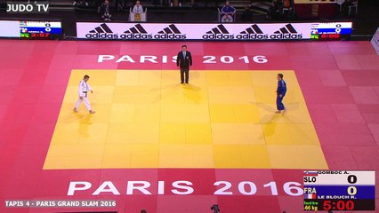 PGS2016 3ème tour -66kg : GOMBOC (SLO) vs. LE BLOUCH (FRA)