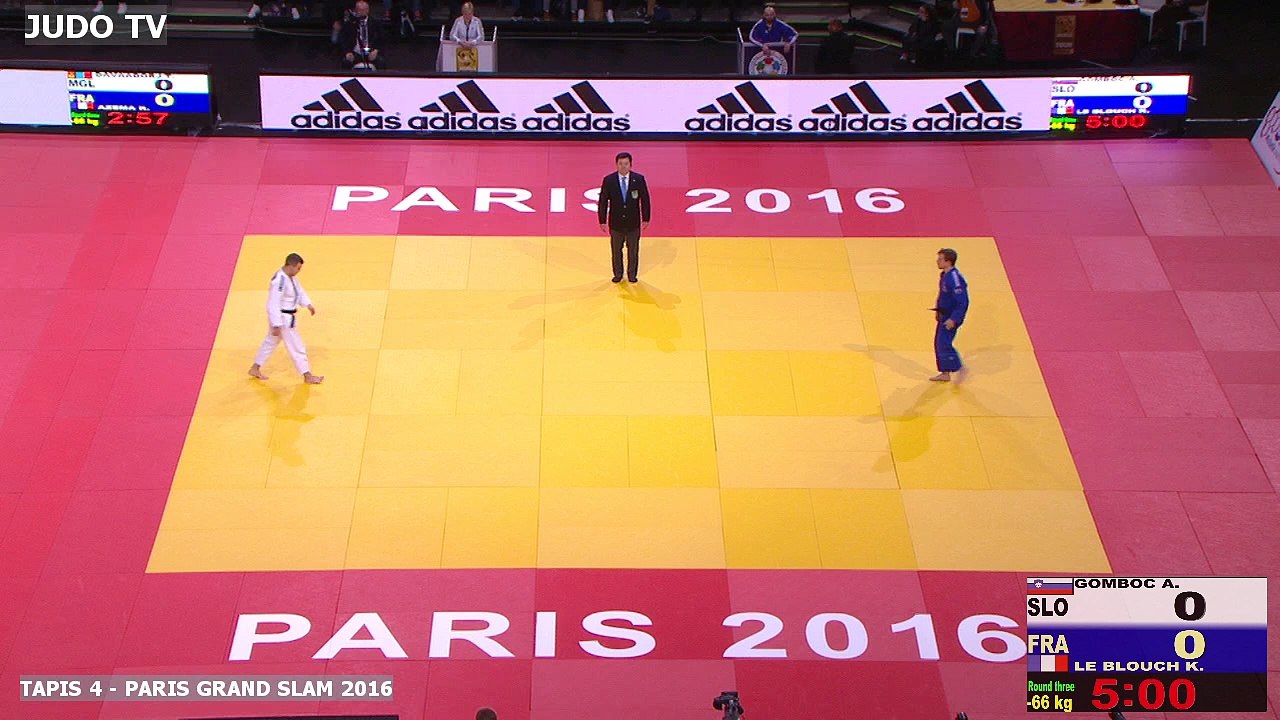 PGS2016 3ème tour -66kg : GOMBOC (SLO) vs. LE BLOUCH (FRA)