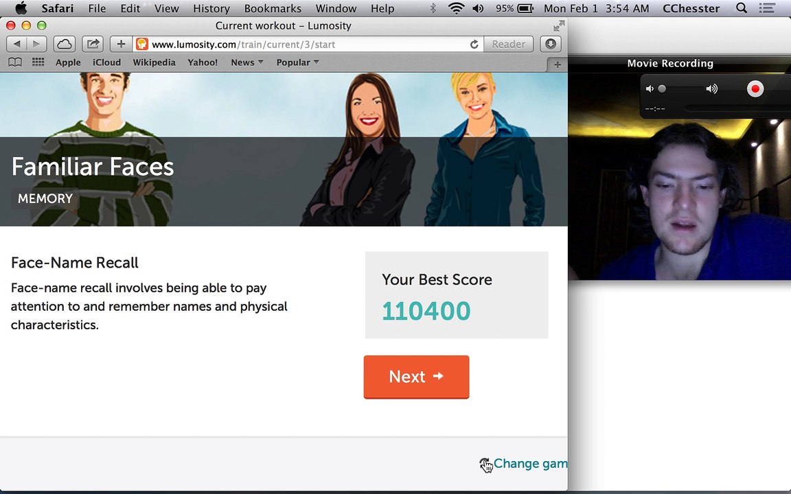 Lumosity - n-back - 847