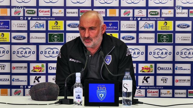 Bastia-Reims : Conf. d'avant-match de F. Ciccolini