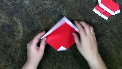 Origami Père Noël super mignon et super facile