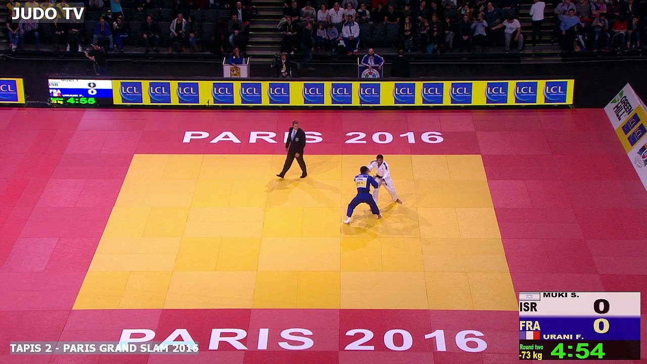 PGS2016 2ème tour -73kg : MUKI (ISR) vs. URANI (FRA)