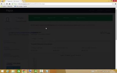 comment cree un compte Payza