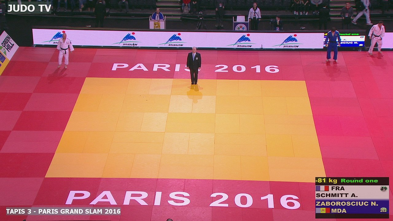PGS2016 1er tour -81kg : SCHMITT (FRA) vs. ZABOROSCIUC (MDA)