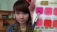 instructions for correct lipstick color and fastness